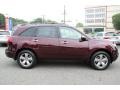 2008 Dark Cherry Pearl Acura MDX Sport  photo #2