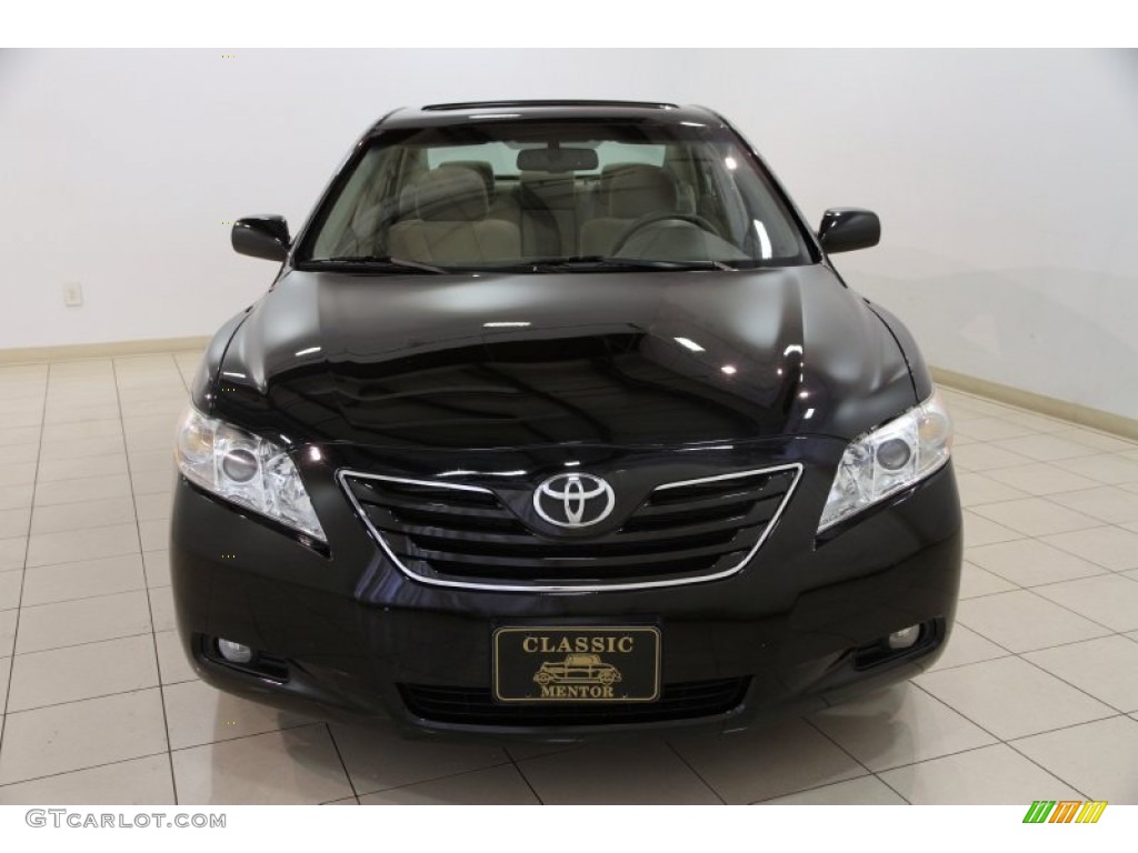 2007 Camry XLE - Black / Bisque photo #2