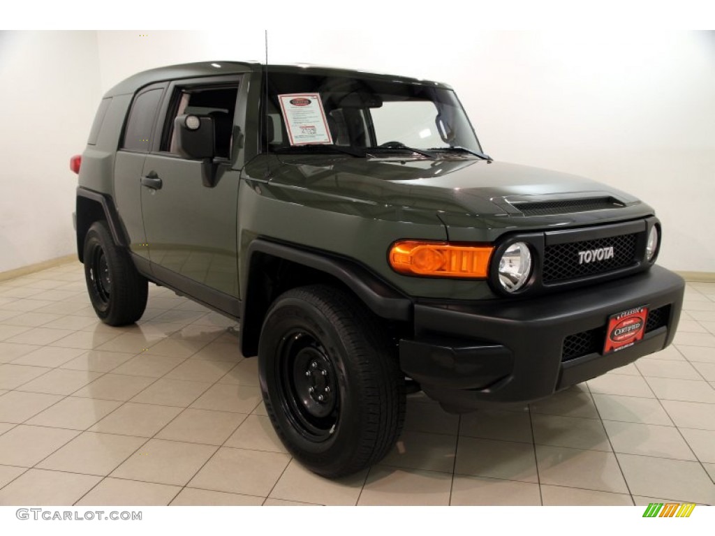 2011 FJ Cruiser 4WD - Army Green / Dark Charcoal photo #1