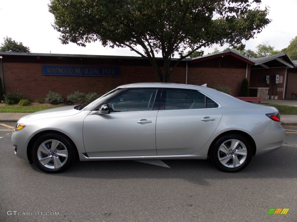 Diamond Silver Metallic 2011 Saab 9-5 Turbo4 Sedan Exterior Photo #85562261
