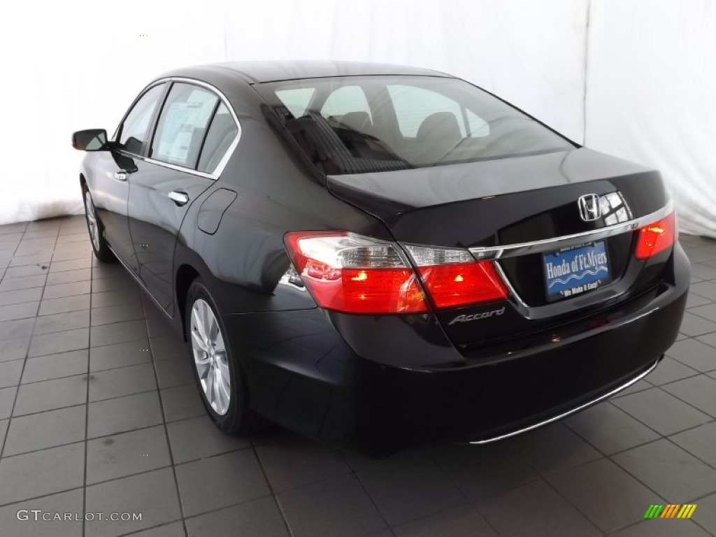 2014 Accord EX Sedan - Crystal Black Pearl / Black photo #6