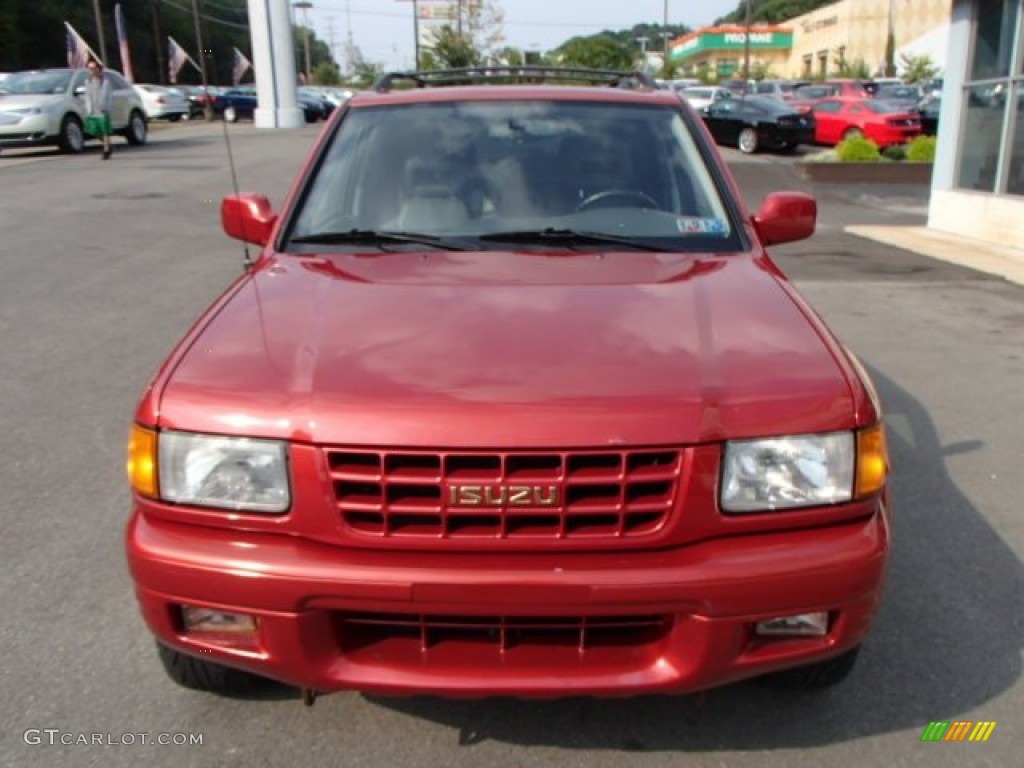 1999 Rodeo LSE 4WD - Palazzo Red / Gray photo #3