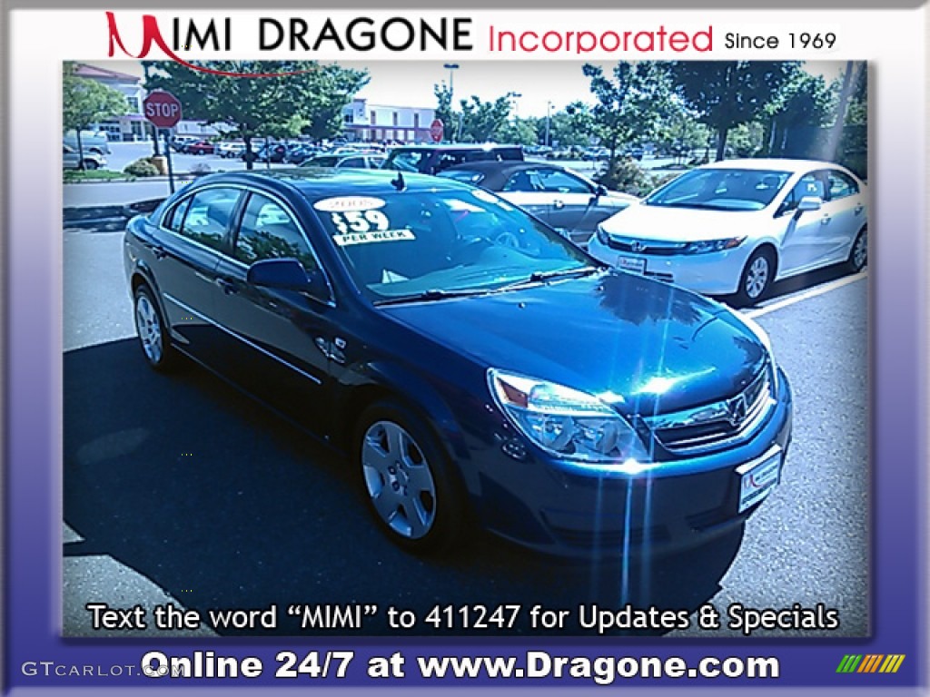 2008 Aura XE 3.5 - Deep Blue / Gray photo #6