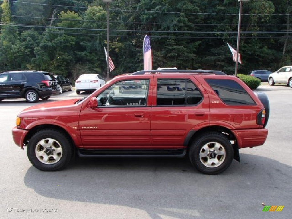 1999 Rodeo LSE 4WD - Palazzo Red / Gray photo #5