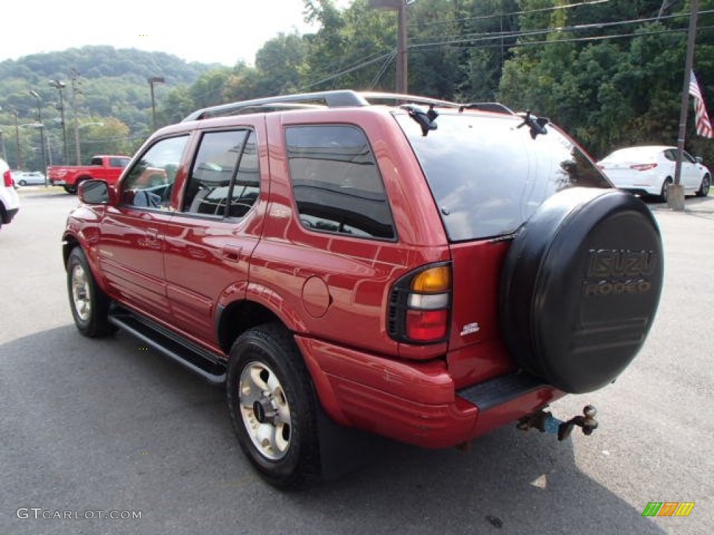 1999 Rodeo LSE 4WD - Palazzo Red / Gray photo #6