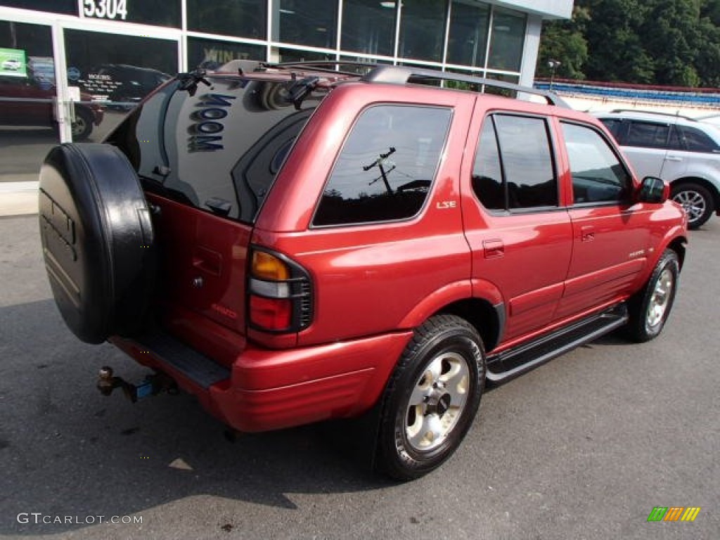 1999 Rodeo LSE 4WD - Palazzo Red / Gray photo #8