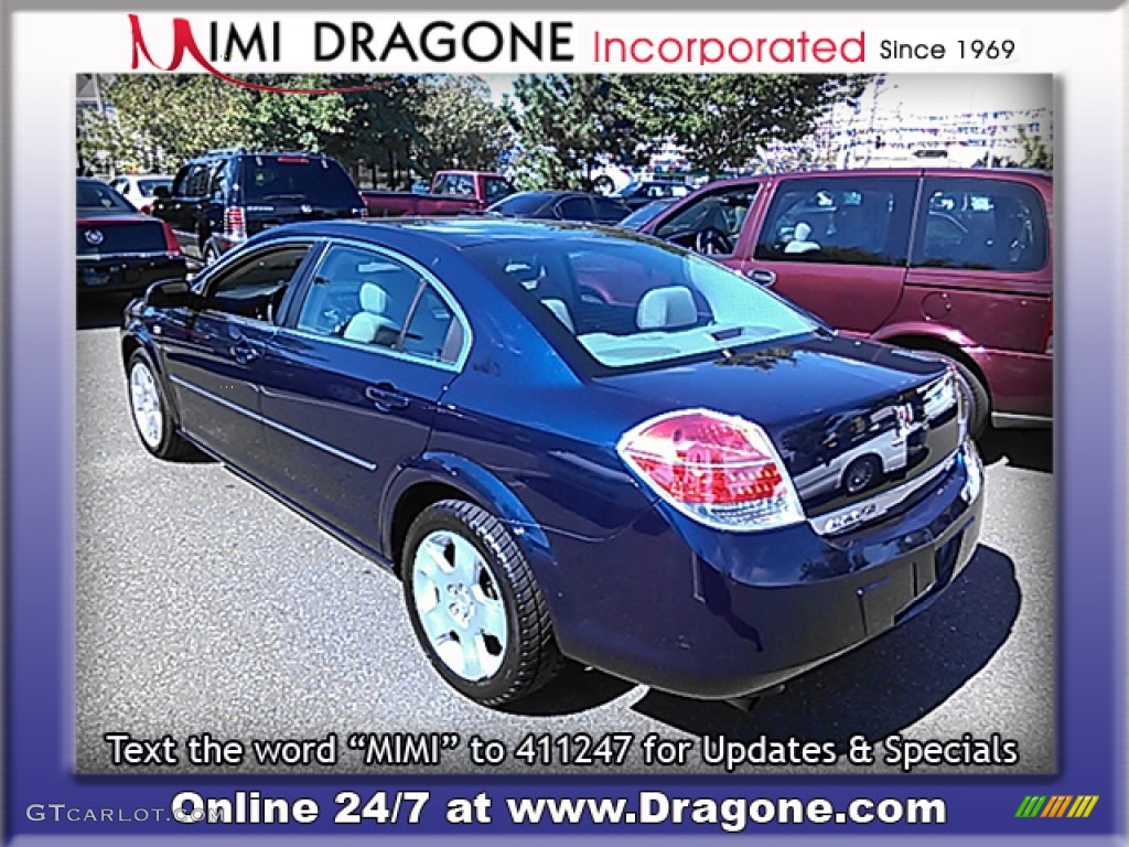 2008 Aura XE 3.5 - Deep Blue / Gray photo #10
