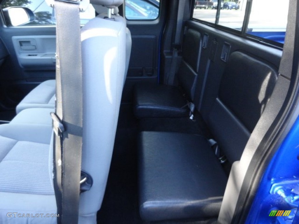 2008 Dakota ST Extended Cab 4x4 - Electric Blue Pearl / Dark Slate Gray/Medium Slate Gray photo #6
