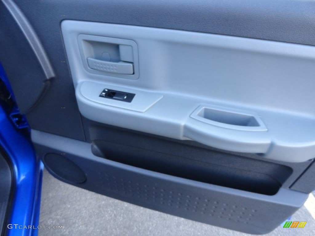 2008 Dakota ST Extended Cab 4x4 - Electric Blue Pearl / Dark Slate Gray/Medium Slate Gray photo #8