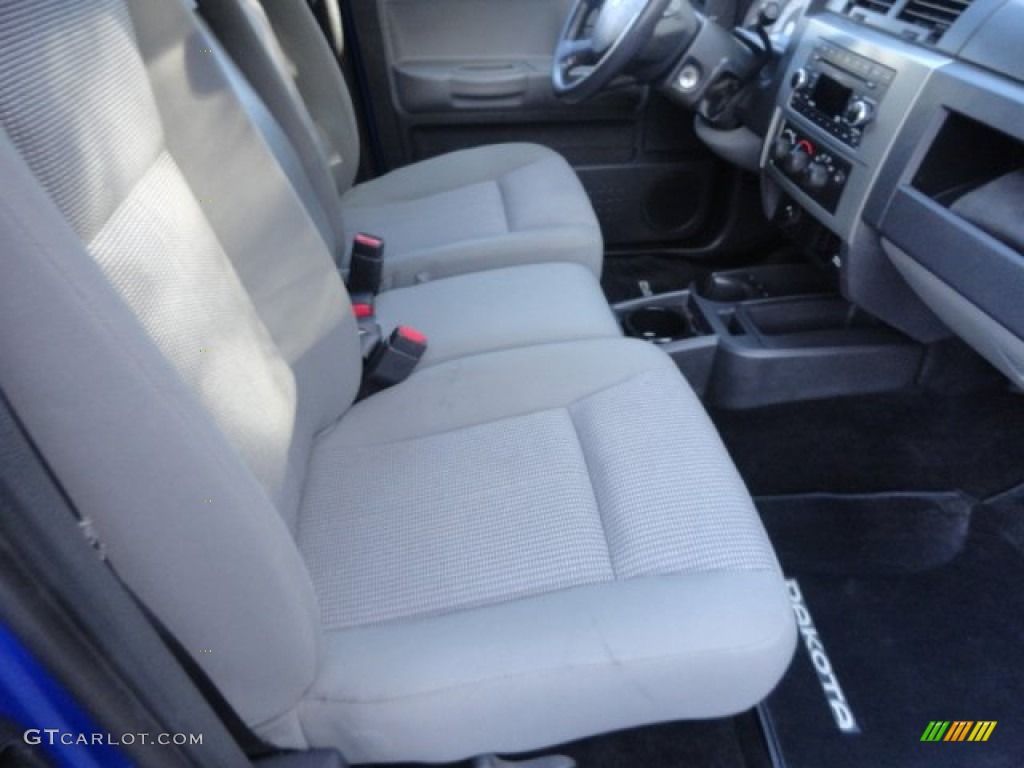 2008 Dakota ST Extended Cab 4x4 - Electric Blue Pearl / Dark Slate Gray/Medium Slate Gray photo #9