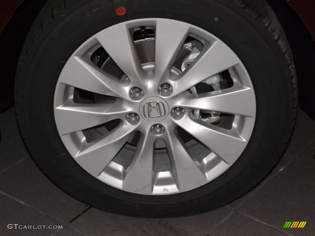 2014 Accord EX-L Sedan - Basque Red Pearl II / Ivory photo #3
