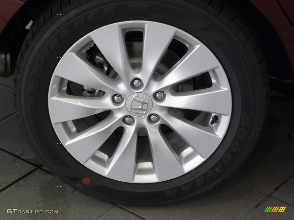 2014 Accord EX-L Sedan - Basque Red Pearl II / Ivory photo #4
