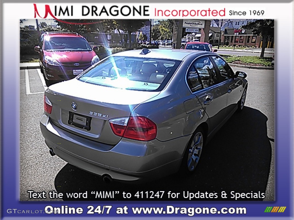 2008 3 Series 335xi Sedan - Platinum Bronze Metallic / Beige photo #8