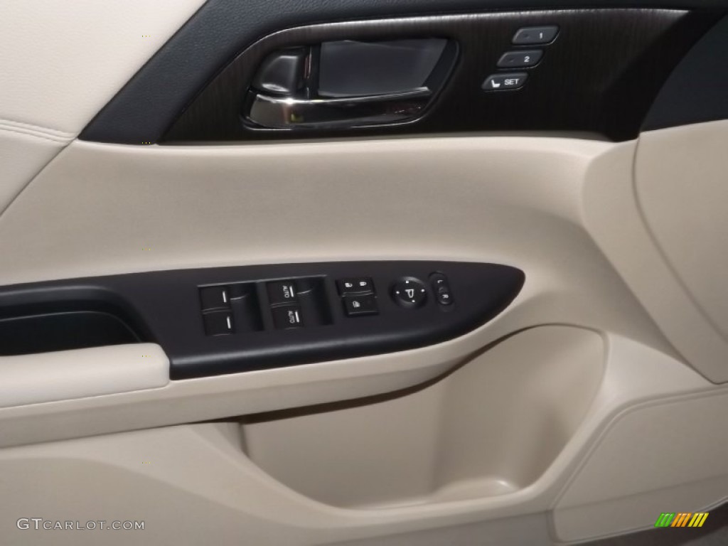 2014 Accord EX-L Sedan - Basque Red Pearl II / Ivory photo #10