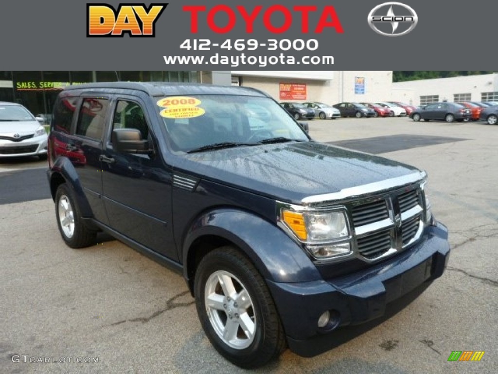 2008 Nitro SLT 4x4 - Modern Blue Pearl / Dark Slate Gray/Light Slate Gray photo #1