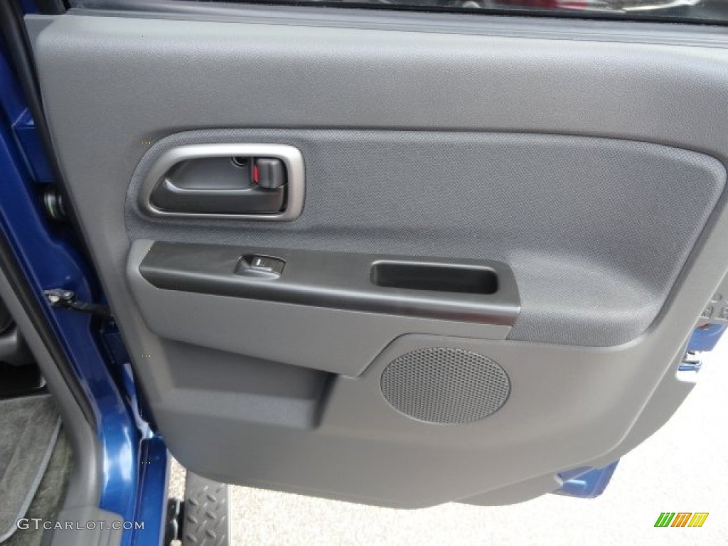 2005 Canyon SLE Crew Cab 4x4 - Superior Blue Metallic / Dark Pewter photo #9