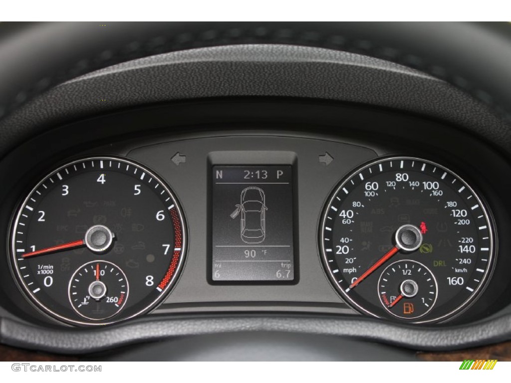 2014 Volkswagen Passat 1.8T SEL Premium Gauges Photo #85566971