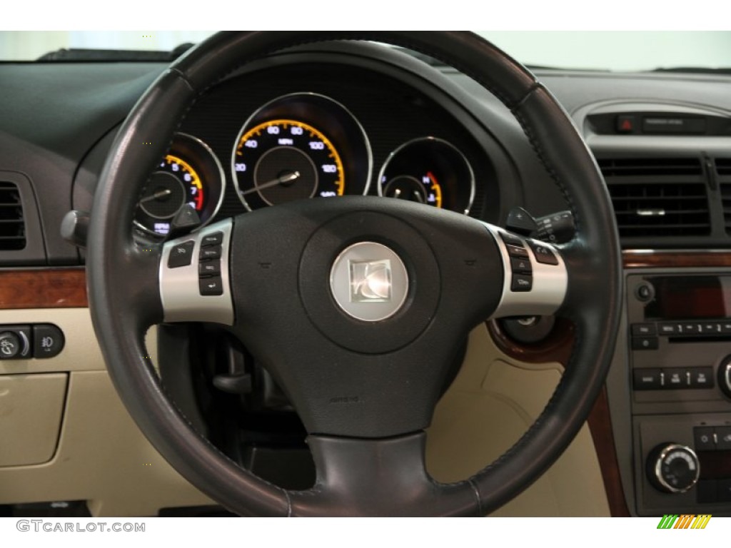 2009 Aura XR V6 - Polar White / Tan photo #6
