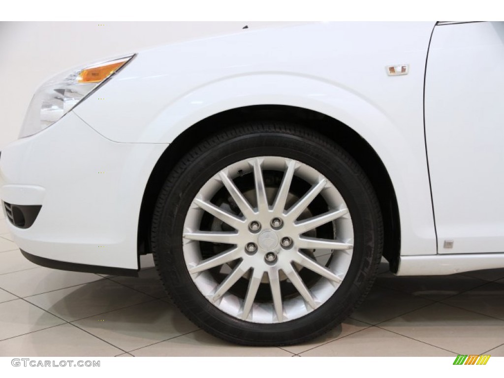 2009 Aura XR V6 - Polar White / Tan photo #17