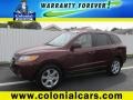 2008 Dark Cherry Red Hyundai Santa Fe SE 4WD  photo #1