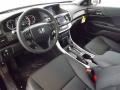 Black 2014 Honda Accord EX-L V6 Sedan Interior Color