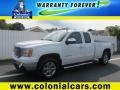 2012 Summit White GMC Sierra 1500 SLT Extended Cab 4x4  photo #1