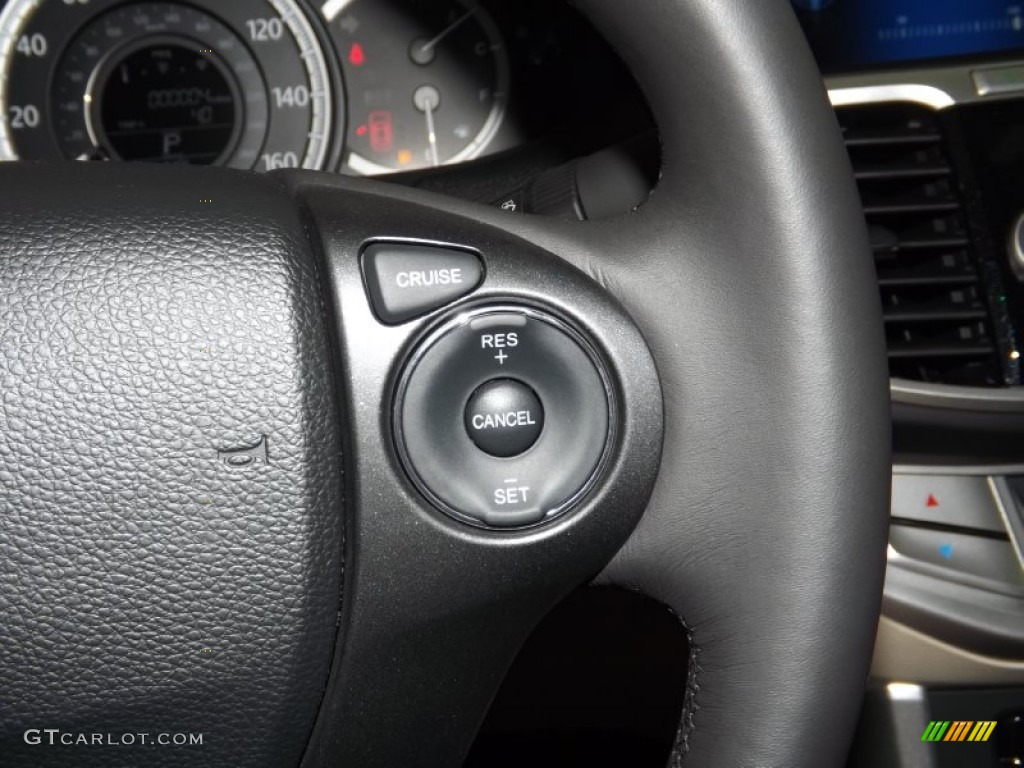 2014 Accord EX-L V6 Sedan - Basque Red Pearl II / Ivory photo #21