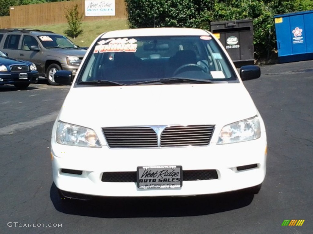 2003 Lancer ES - Innsbruck White / Gray photo #1