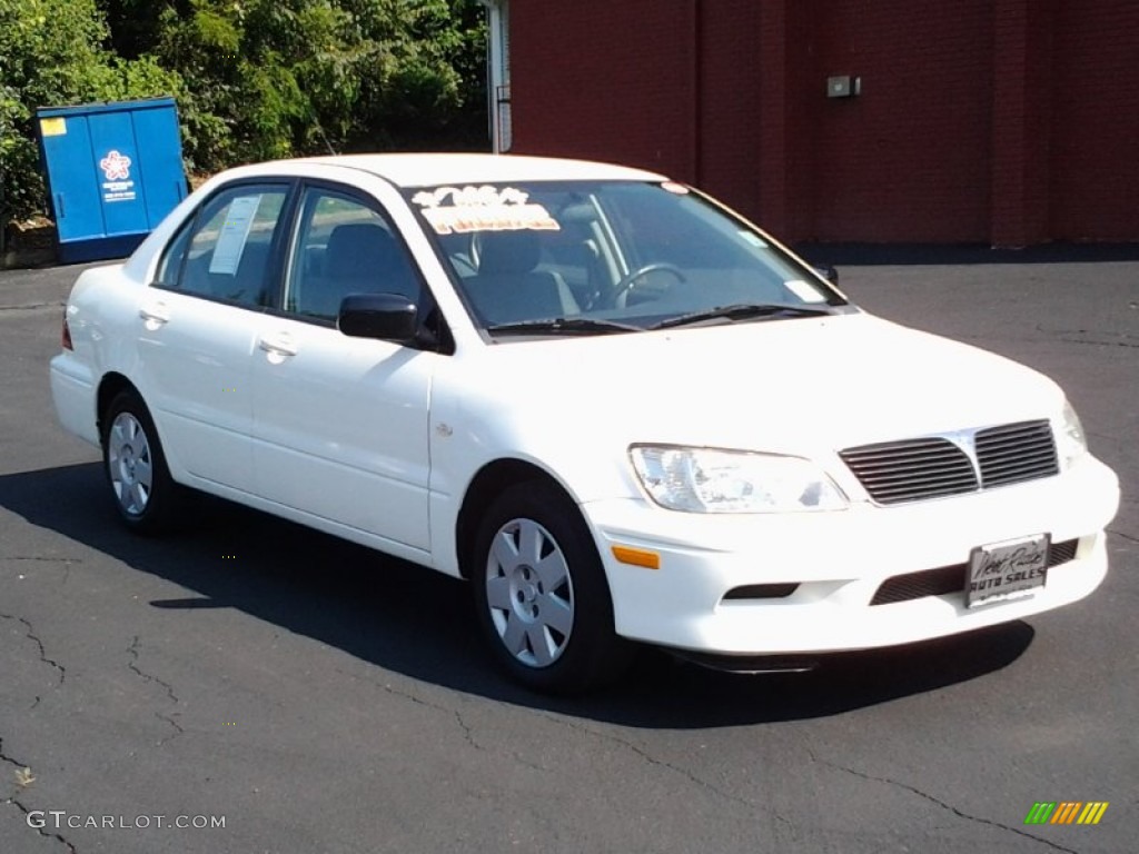 2003 Lancer ES - Innsbruck White / Gray photo #2