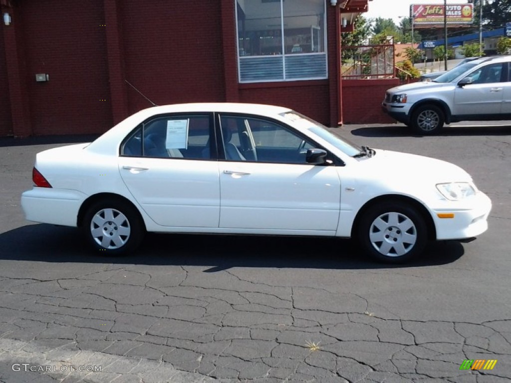 2003 Lancer ES - Innsbruck White / Gray photo #3
