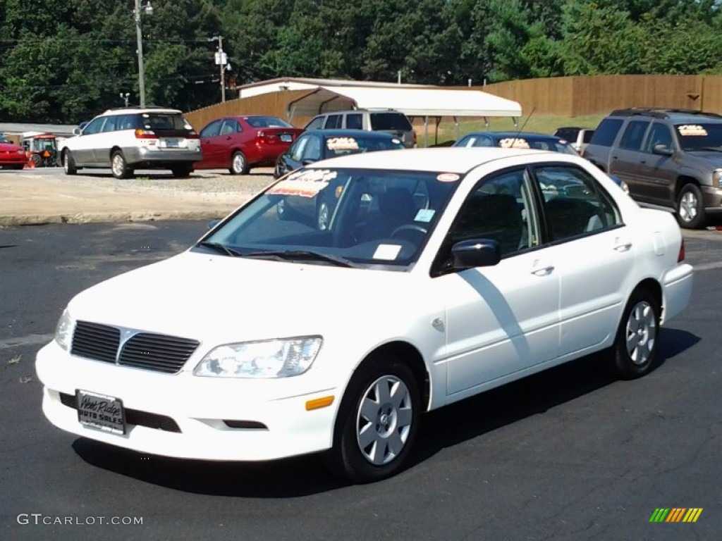 2003 Lancer ES - Innsbruck White / Gray photo #8