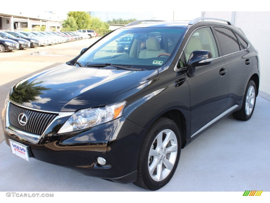 2011 RX 350 - Obsidian Black / Parchment photo #3