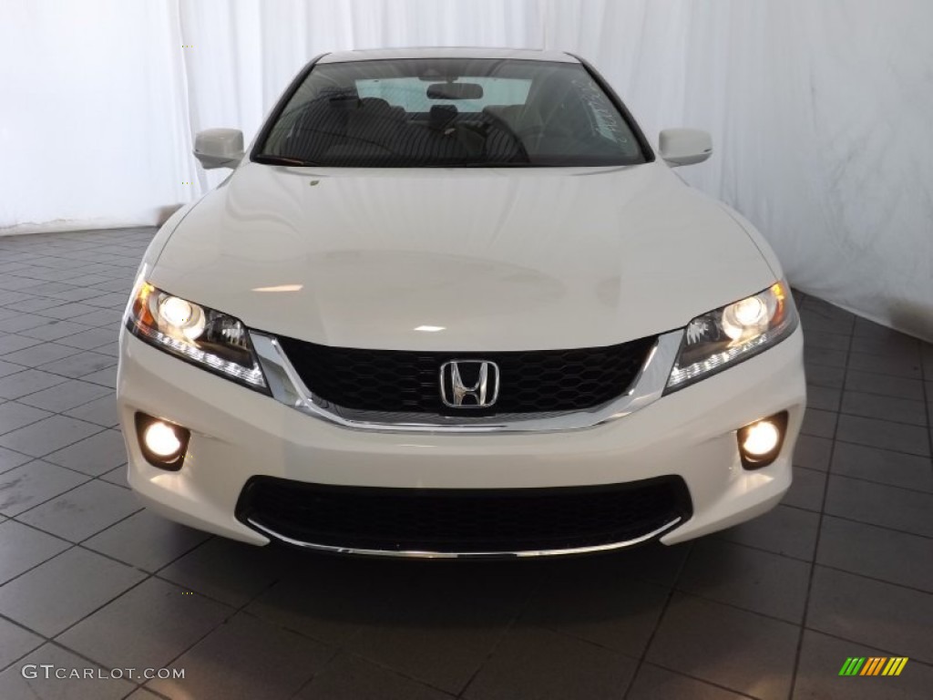 2014 Accord EX-L V6 Coupe - White Orchid Pearl / Ivory photo #2