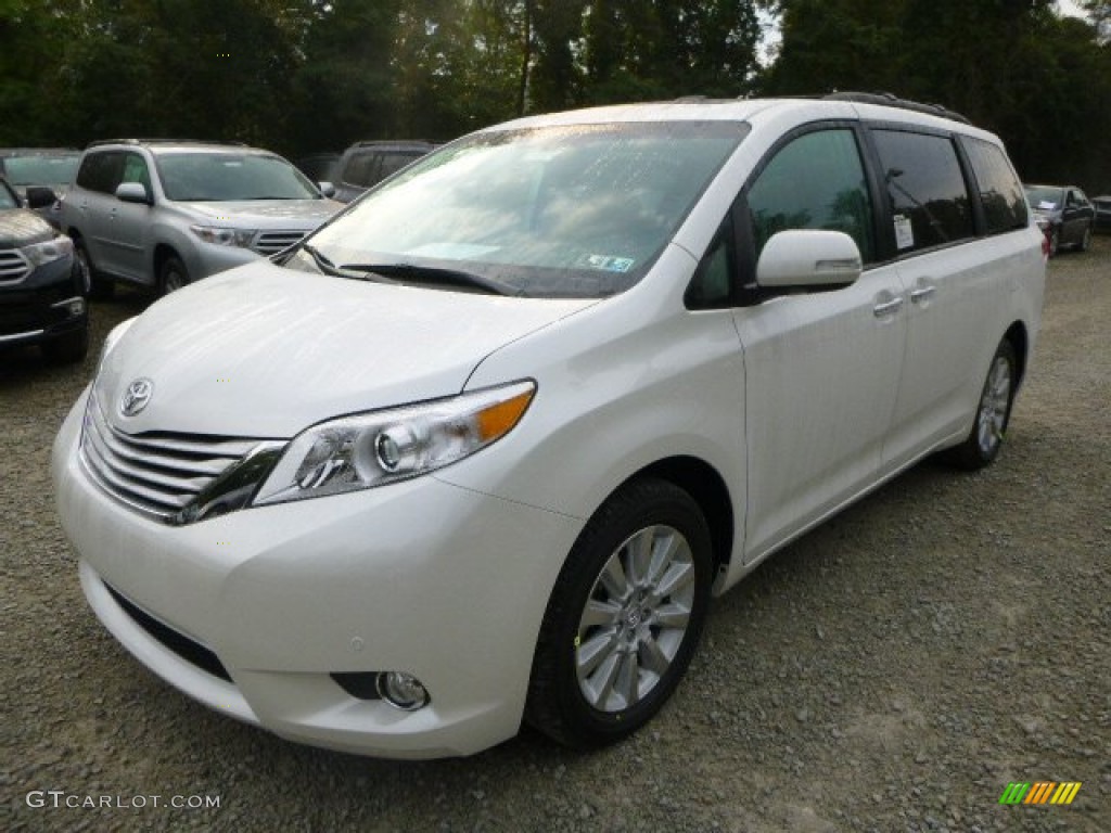 Blizzard White Pearl 2014 Toyota Sienna Limited AWD Exterior Photo #85569596