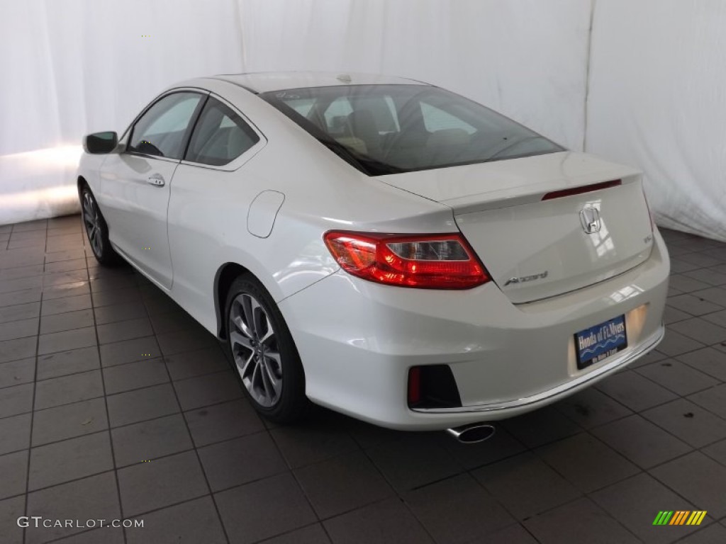 2014 Accord EX-L V6 Coupe - White Orchid Pearl / Ivory photo #6