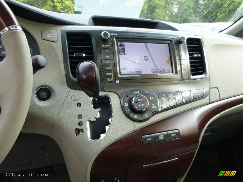 2014 Toyota Sienna Limited AWD Bisque Dashboard Photo #85569797