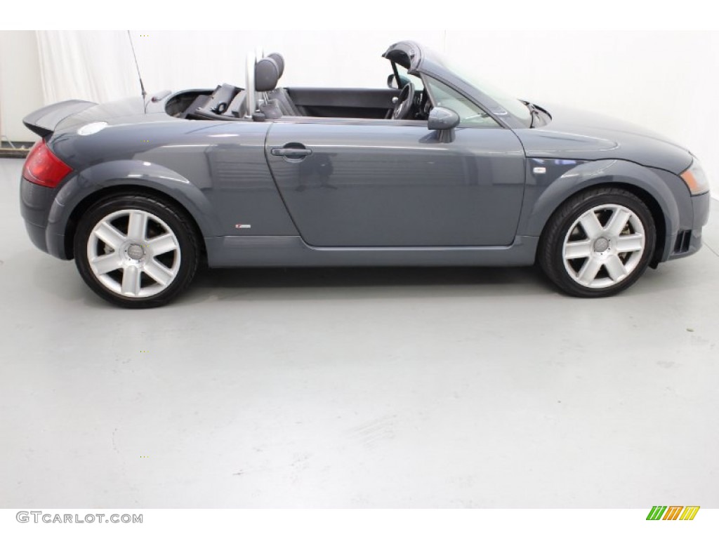 2005 TT 3.2 quattro Roadster - Dolomite Grey Pearl Effect / Ebony Black photo #9
