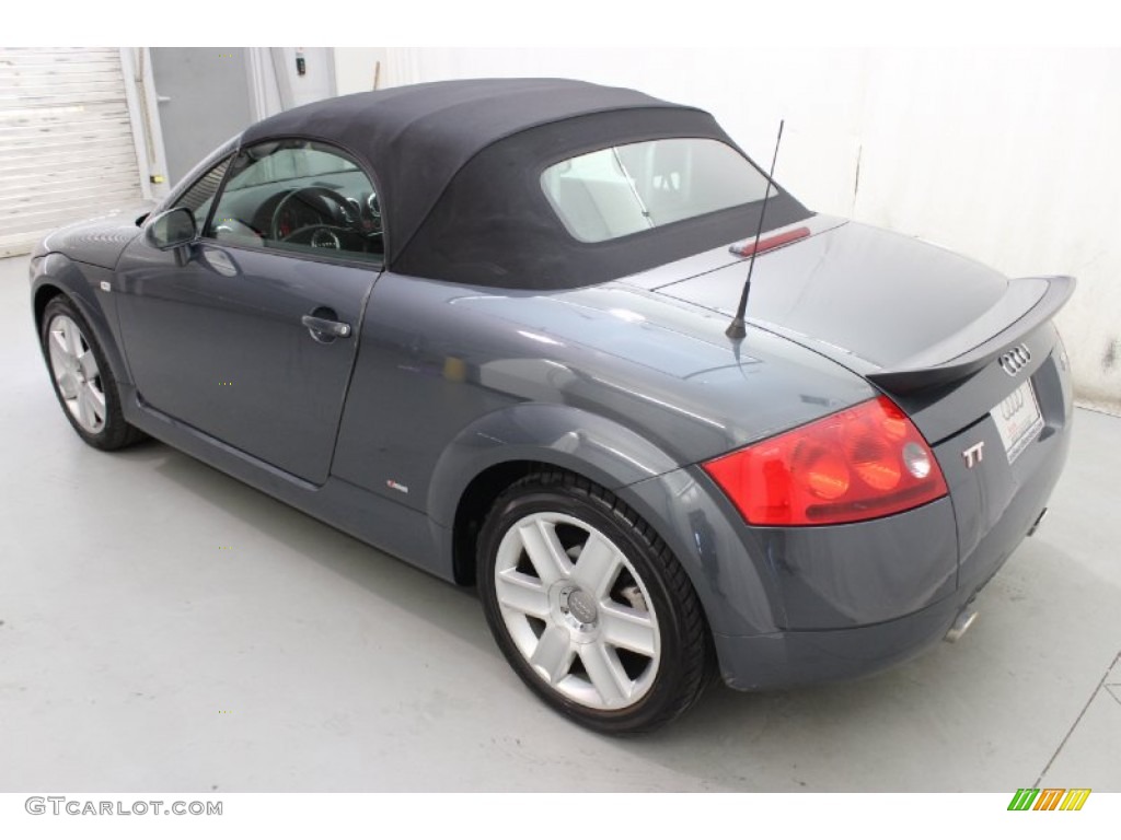 2005 TT 3.2 quattro Roadster - Dolomite Grey Pearl Effect / Ebony Black photo #10