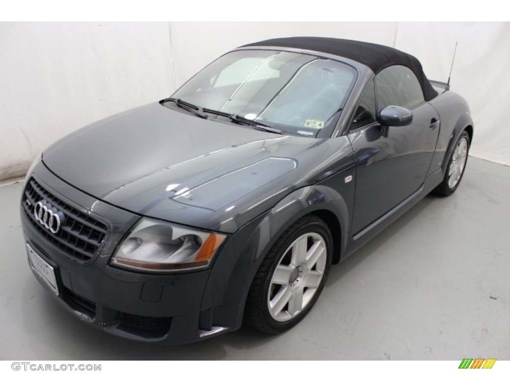2005 TT 3.2 quattro Roadster - Dolomite Grey Pearl Effect / Ebony Black photo #11