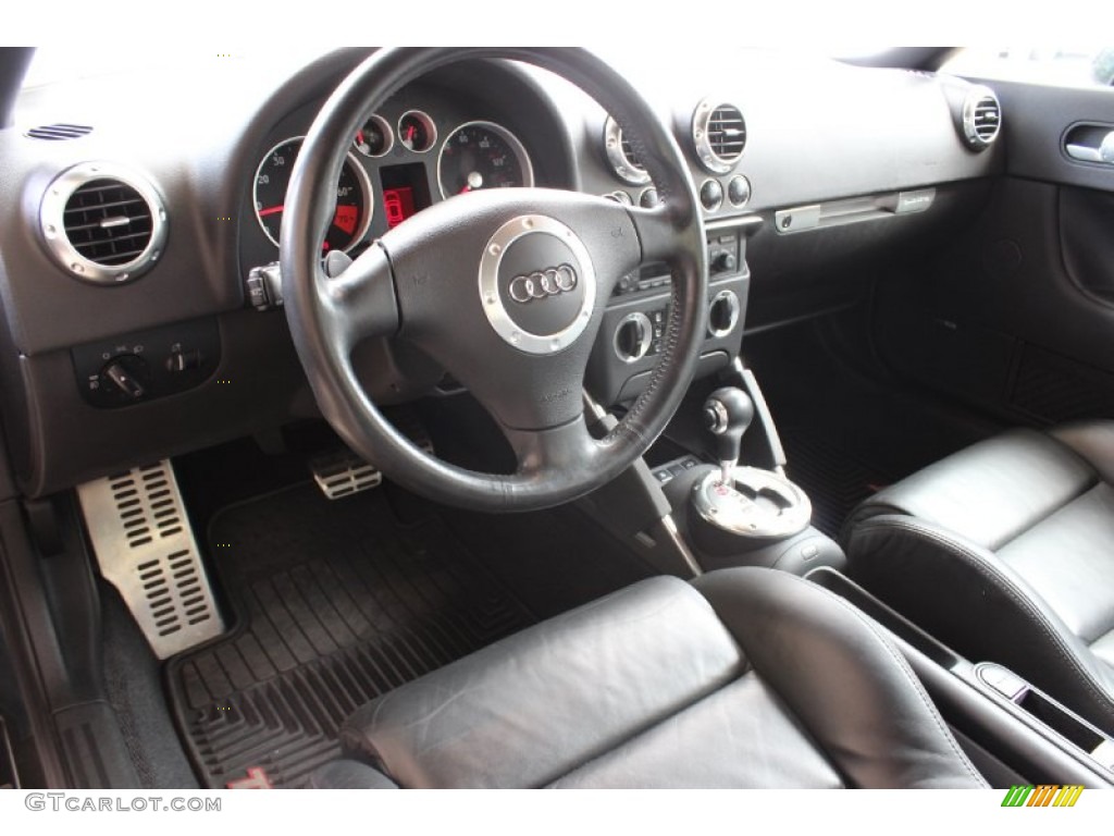 2005 TT 3.2 quattro Roadster - Dolomite Grey Pearl Effect / Ebony Black photo #14