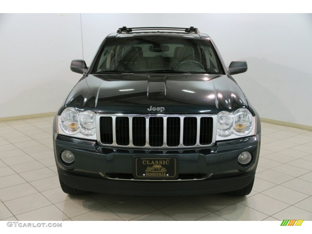 2005 Grand Cherokee Limited 4x4 - Deep Beryl Green Pearl / Medium Slate Gray photo #2