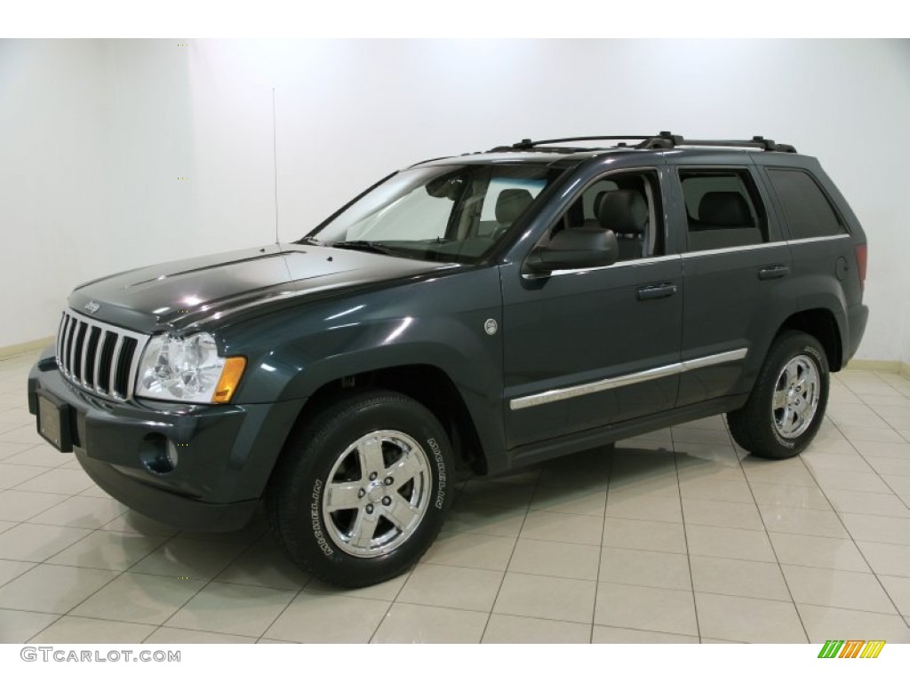 Deep Beryl Green Pearl 2005 Jeep Grand Cherokee Limited 4x4 Exterior Photo #85570271