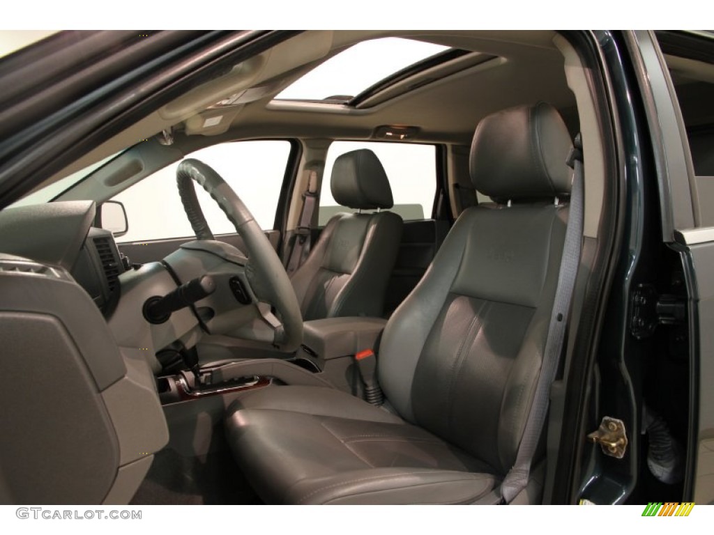 Medium Slate Gray Interior 2005 Jeep Grand Cherokee Limited 4x4 Photo #85570306