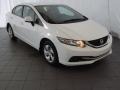 Taffeta White - Civic LX Sedan Photo No. 1