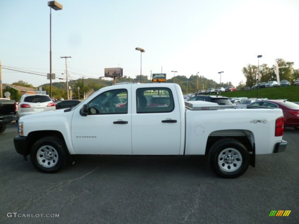 Summit White 2011 Chevrolet Silverado 1500 Crew Cab 4x4 Exterior Photo #85571147