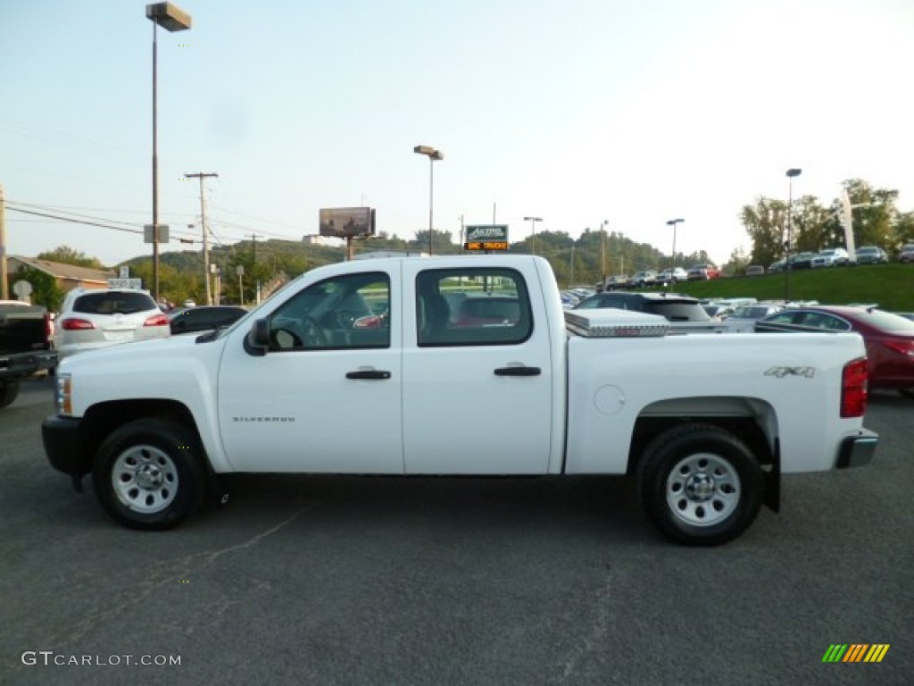 2011 Silverado 1500 Crew Cab 4x4 - Summit White / Dark Titanium photo #4