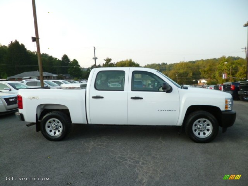 2011 Silverado 1500 Crew Cab 4x4 - Summit White / Dark Titanium photo #8