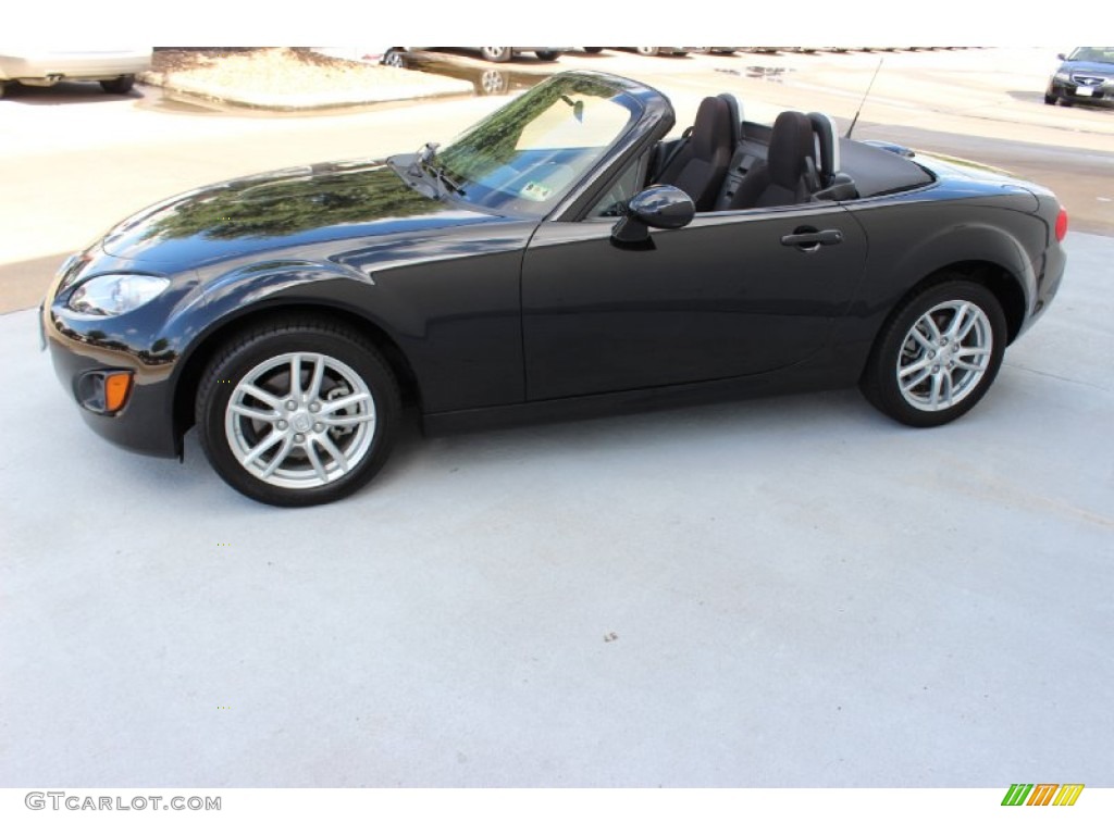 Brilliant Black 2011 Mazda MX-5 Miata Sport Roadster Exterior Photo #85571240