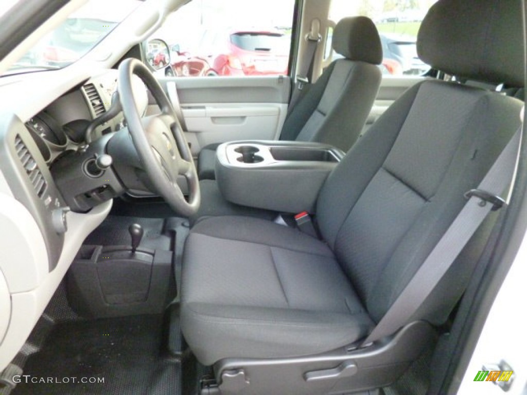 Dark Titanium Interior 2011 Chevrolet Silverado 1500 Crew Cab 4x4 Photo #85571378