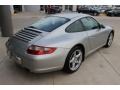 2007 Arctic Silver Metallic Porsche 911 Carrera Coupe  photo #9